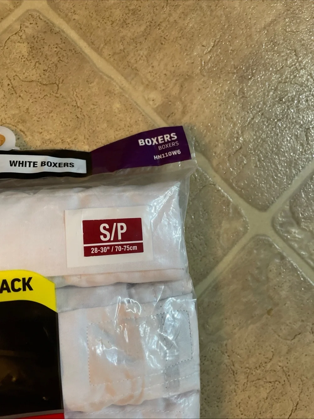 Hanes Men's Size Small Boxers 6 Pairs Tagless Woven White Soft Breathable NEW